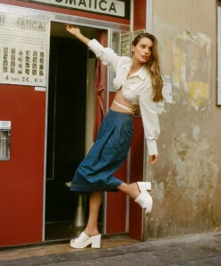 ELORA HEELS OFF WHITE RAFFIA 20 ELORA HEELS OFF WHITE RAFFIA -Modish Shoe 24