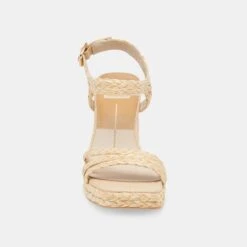 ALYSIA HEELS LT NATURAL RAFFIA -Modish Shoe ALYSIA LTNATRAFFIA 4