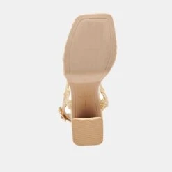 ALYSIA HEELS LT NATURAL RAFFIA -Modish Shoe ALYSIA LTNATRAFFIA 7