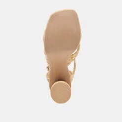 ASALA HEELS LT NATURAL RAFFIA -Modish Shoe ASALA LTNATRAFFIA 7