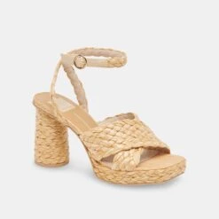 ASALA HEELS LT NATURAL RAFFIA -Modish Shoe ASALA LTNATRAFFIA 1