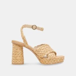 ASALA HEELS LT NATURAL RAFFIA -Modish Shoe ASALA LTNATRAFFIA 2