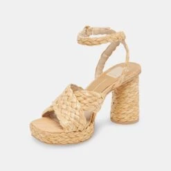ASALA HEELS LT NATURAL RAFFIA -Modish Shoe ASALA LTNATRAFFIA 8