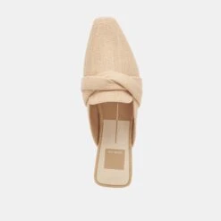 CLARISE FLATS NATURAL LINEN -Modish Shoe CLARISE NATLINEN 6