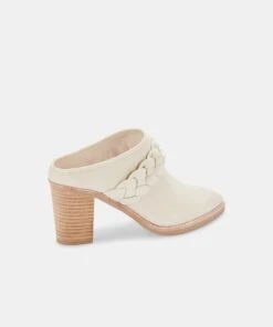 SERLA MULES IVORY NUBUCK -Modish Shoe DOLCEVITA BOOTIES SERLA IVORYNUBUCK 03