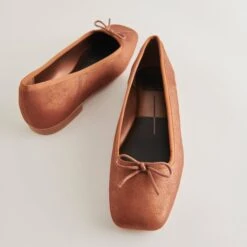 Dolce Vita ANISA BALLET FLATS COPPER METALLIC SUEDE 22 Dolce Vita ANISA BALLET FLATS COPPER METALLIC SUEDE -Modish Shoe DOLCEVITA FLATS ANISA COPPERMETALLICSUEDE 1