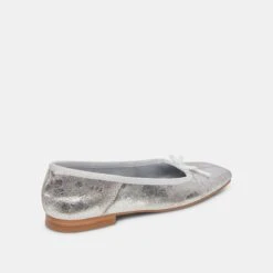 Dolce Vita ANISA BALLET FLATS SILVER DISTRESSED LEATHER 28 Dolce Vita ANISA BALLET FLATS SILVER DISTRESSED LEATHER -Modish Shoe DOLCEVITA FLATS ANISA SILVERDESTRESSEDLEATHER 03