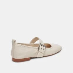 Dolce Vita ARORA BALLET FLATS IVORY CRINKLE PATENT -Modish Shoe DOLCEVITA FLATS ARORA IVORYCRINKLEPATENT 03