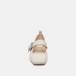 Dolce Vita ARORA BALLET FLATS IVORY CRINKLE PATENT -Modish Shoe DOLCEVITA FLATS ARORA IVORYCRINKLEPATENT 04