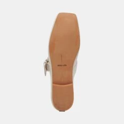 Dolce Vita ARORA BALLET FLATS IVORY CRINKLE PATENT -Modish Shoe DOLCEVITA FLATS ARORA IVORYCRINKLEPATENT 07