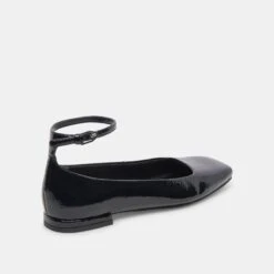 Dolce Vita ASHYA BALLET FLATS MIDNIGHT CRINKLE PATENT -Modish Shoe DOLCEVITA FLATS ASHYA MIDNIGHTCRINKLEPATENT 03