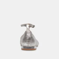 Dolce Vita ASHYA BALLET FLATS SILVER DISTRESSED LEATHER -Modish Shoe DOLCEVITA FLATS ASHYA SILVERDISTRESSEDLEATHER 05