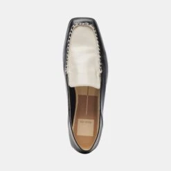 Dolce Vita BENY FLATS WHITE BLACK CRINKLE PATENT -Modish Shoe DOLCEVITA FLATS BENY WHITEBLACKCRINKLEPATENT 06