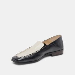 Dolce Vita BENY FLATS WHITE BLACK CRINKLE PATENT -Modish Shoe DOLCEVITA FLATS BENY WHITEBLACKCRINKLEPATENT 08