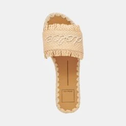 Dolce Vita CAMINO SANDALS LT NATURAL RAFFIA 24 Dolce Vita CAMINO SANDALS LT NATURAL RAFFIA -Modish Shoe DOLCEVITA FLATS CAMINO LTNATURALRAFFIA 06