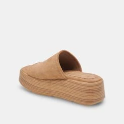 Dolce Vita CANAL SANDALS TAUPE SUEDE -Modish Shoe DOLCEVITA FLATS CANAL TAUPESUEDE 09