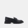 ELIAS FLATS BLACK LEATHER