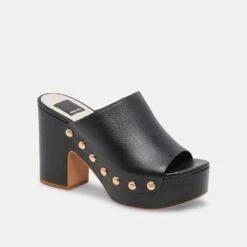 Dolce Vita EMOL HEELS BLACK LEATHER -Modish Shoe DOLCEVITA FLATS EMOL BLACKLEATHER 01