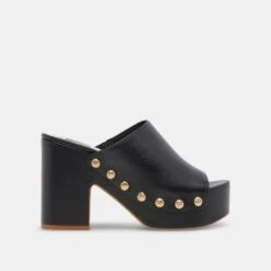 Dolce Vita EMOL HEELS BLACK LEATHER -Modish Shoe DOLCEVITA FLATS EMOL BLACKLEATHER 02