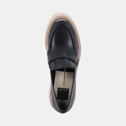 HALONA LOAFERS BLACK LEATHER -Modish Shoe DOLCEVITA FLATS HALONA BLACKLEATHER 06