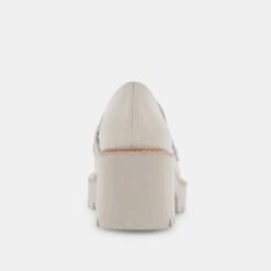 HALONA LOAFERS IVORY LEATHER -Modish Shoe DOLCEVITA FLATS HALONA IVORYLEATHER 05