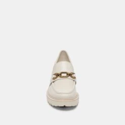 Dolce Vita HARLEN LOAFERS IVORY CRINKLE PATENT -Modish Shoe DOLCEVITA FLATS HARLEN IVORYCRINKLEPATENT 04