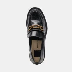 Dolce Vita HARLEN LOAFER MIDNIGHT CRINKLE PATENT -Modish Shoe DOLCEVITA FLATS HARLEN MIDNIGHTCRINKLEPATENT 06