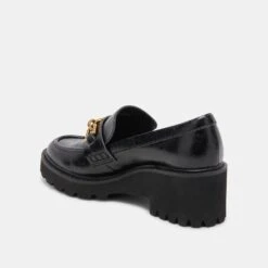 Dolce Vita HARLEN LOAFER MIDNIGHT CRINKLE PATENT -Modish Shoe DOLCEVITA FLATS HARLEN MIDNIGHTCRINKLEPATENT 08