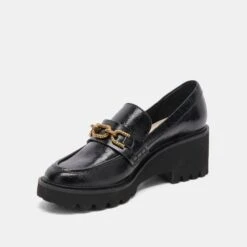 Dolce Vita HARLEN LOAFER MIDNIGHT CRINKLE PATENT -Modish Shoe DOLCEVITA FLATS HARLEN MIDNIGHTCRINKLEPATENT 09