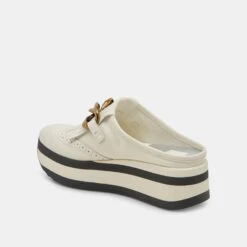 JERRY SNEAKERS WHITE LEATHER -Modish Shoe DOLCEVITA FLATS JERRY WHITELEATHER 09