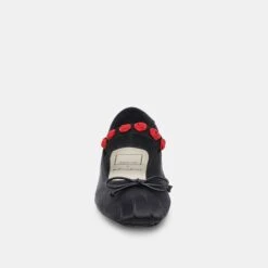 Dolce Vita LILLY BALLET FLATS BLACK MULTI SATIN 21 Dolce Vita LILLY BALLET FLATS BLACK MULTI SATIN -Modish Shoe DOLCEVITA FLATS LILLY BLACKMULTISATIN 04