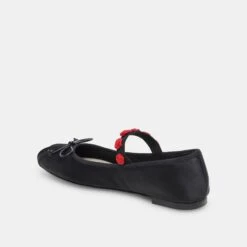Dolce Vita LILLY BALLET FLATS BLACK MULTI SATIN 20 Dolce Vita LILLY BALLET FLATS BLACK MULTI SATIN -Modish Shoe DOLCEVITA FLATS LILLY BLACKMULTISATIN 08