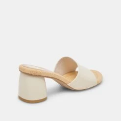 Dolce Vita MINNY HEELS IVORY LEATHER -Modish Shoe DOLCEVITA FLATS MINNY IVORYLEATHER 03