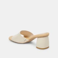 Dolce Vita MINNY HEELS IVORY LEATHER -Modish Shoe DOLCEVITA FLATS MINNY IVORYLEATHER 09