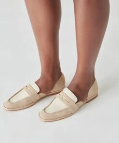 MOYRA FLATS DUNE MULTI SUEDE -Modish Shoe DOLCEVITA FLATS MOYRA DUNEMULTISUEDE ONFOOT 1