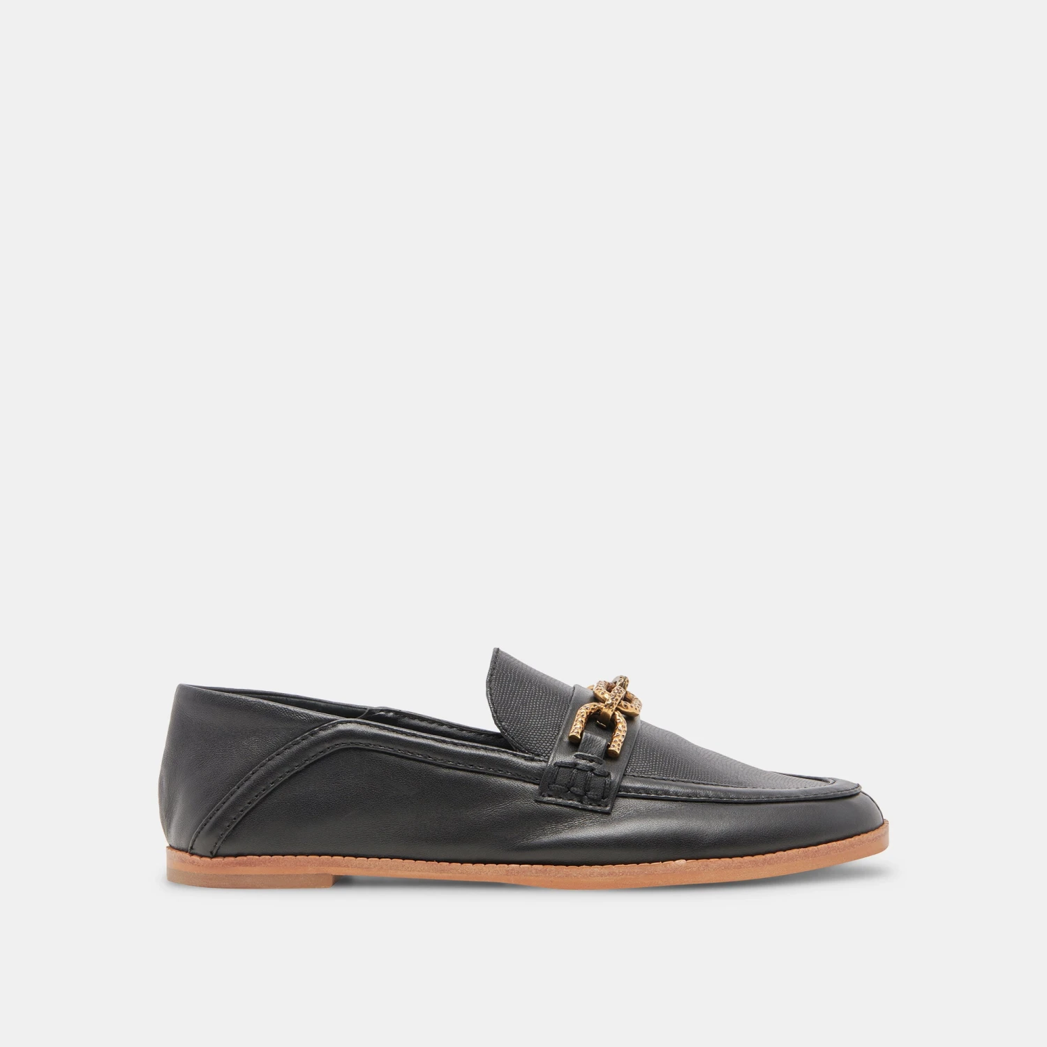 REIGN FLATS BLACK LEATHER 1 REIGN FLATS BLACK LEATHER