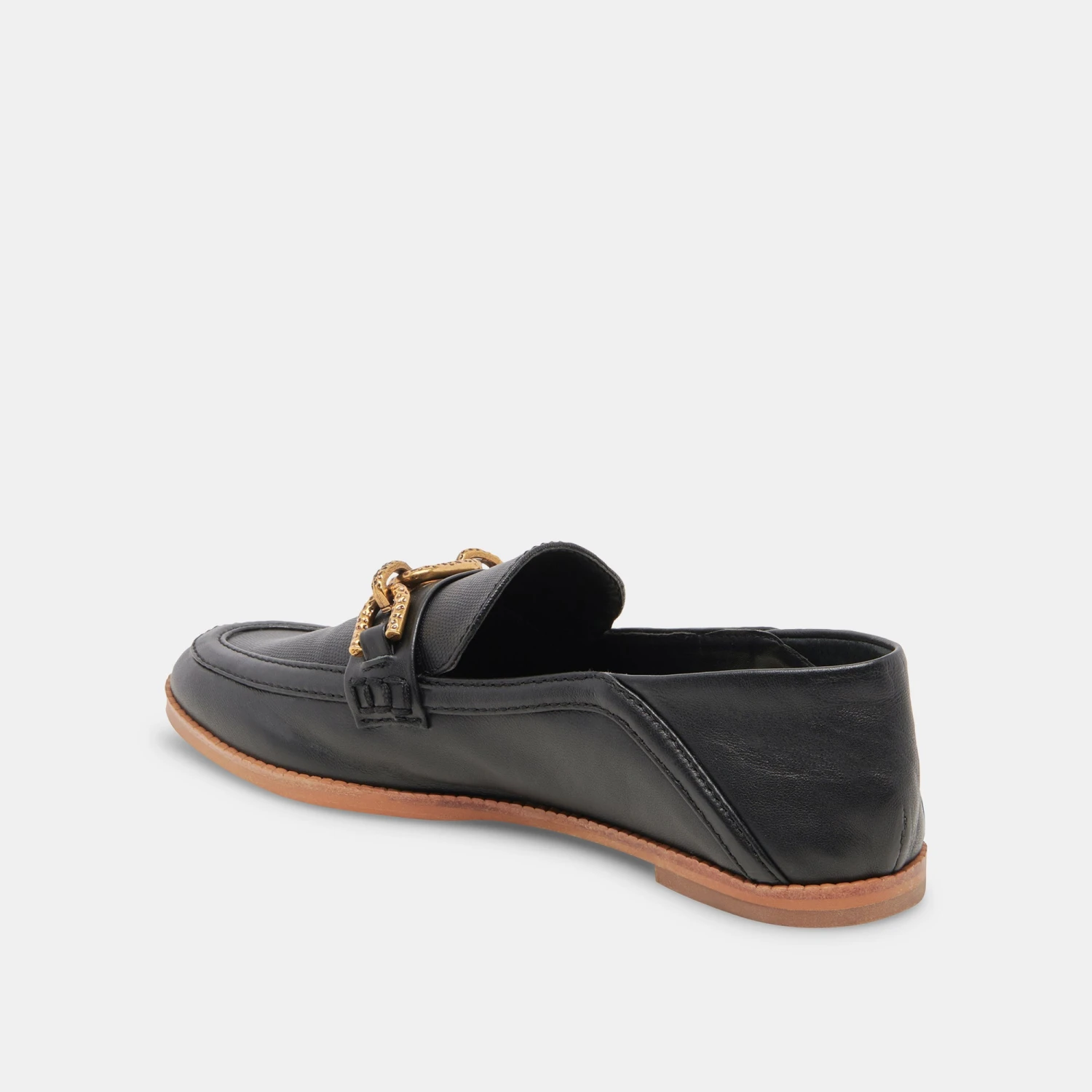 REIGN FLATS BLACK LEATHER 7 REIGN FLATS BLACK LEATHER - Image 7