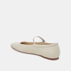 REYES BALLET FLATS IVORY LEATHER -Modish Shoe DOLCEVITA FLATS REYES IVORYLEATHER 09