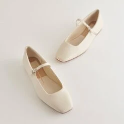 REYES BALLET FLATS IVORY LEATHER -Modish Shoe DOLCEVITA FLATS REYES IVORYLEATHER 3