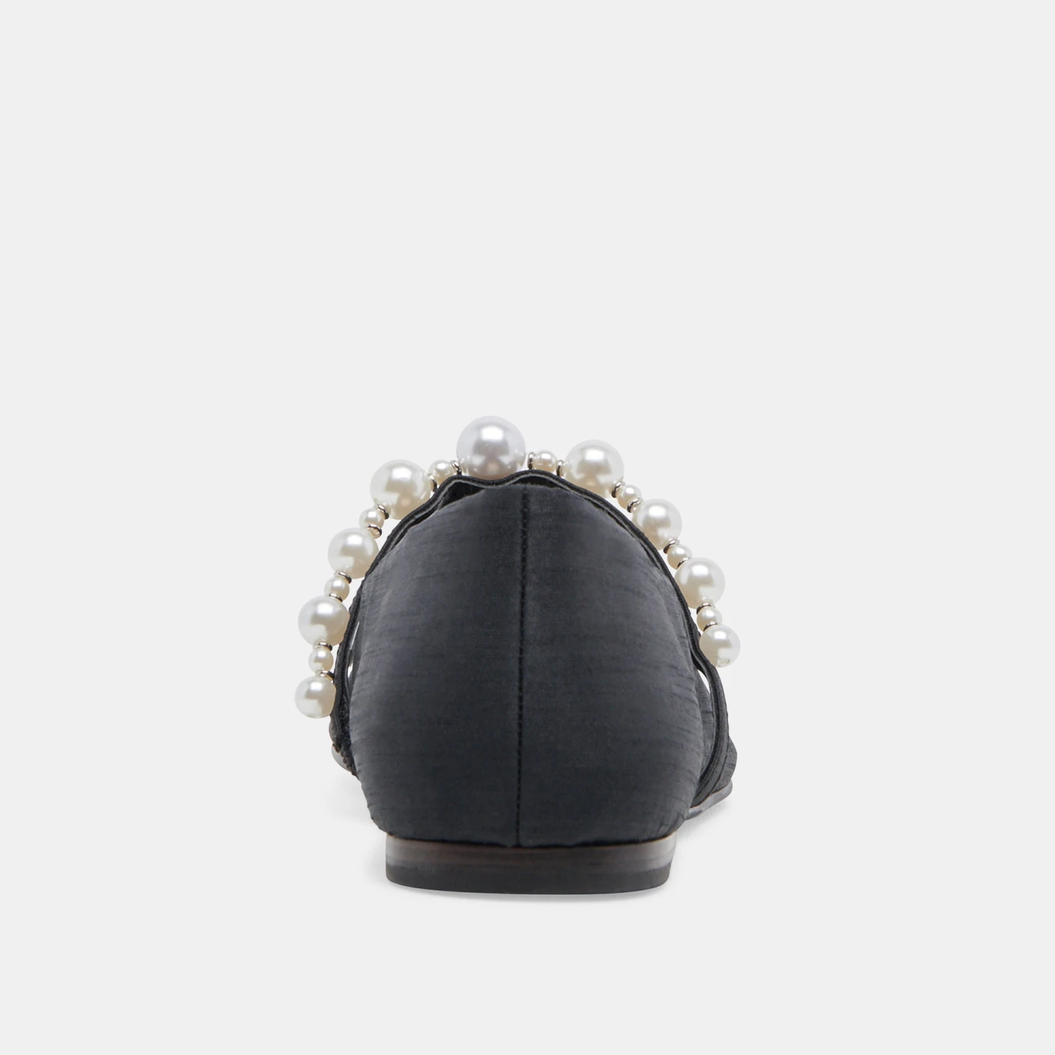 ROXANA PEARL BALLET FLATS ONYX SATIN 7 ROXANA PEARL BALLET FLATS ONYX SATIN - Image 7