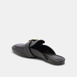 SANTEL FLATS BLACK LEATHER -Modish Shoe DOLCEVITA FLATS SANTEL BLACKLEATHER 09