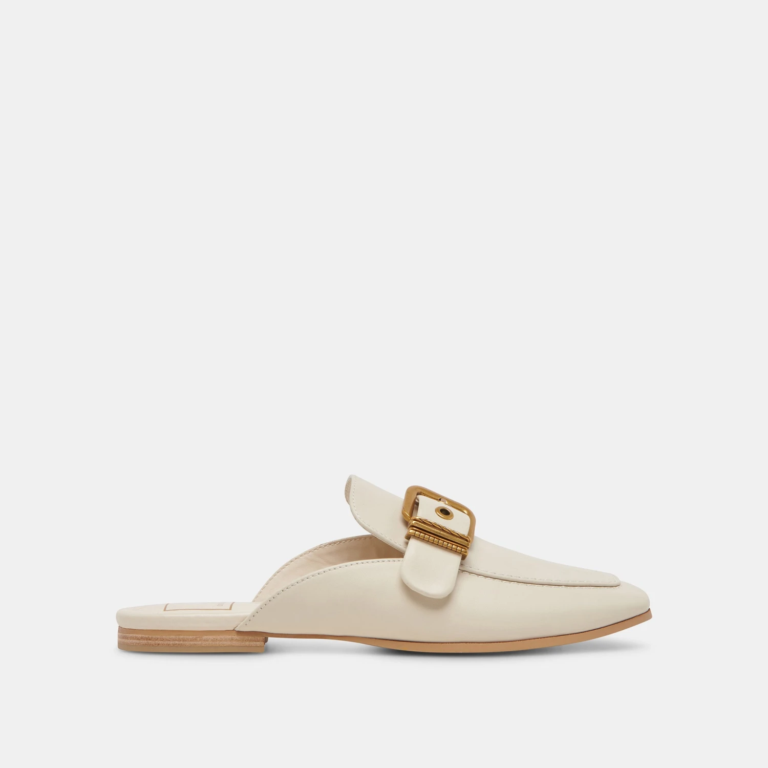 SANTEL FLATS IVORY LEATHER 1 SANTEL FLATS IVORY LEATHER