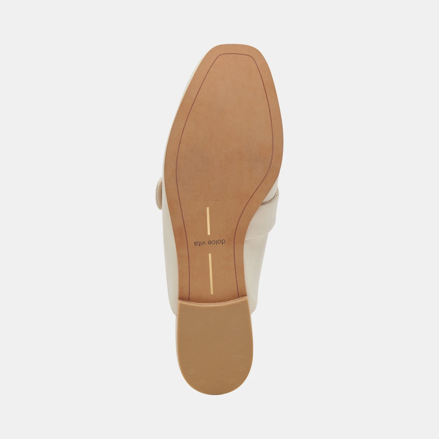 SANTEL FLATS IVORY LEATHER 10 SANTEL FLATS IVORY LEATHER - Image 10