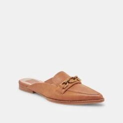 SIDON FLATS BROWN LEATHER -Modish Shoe DOLCEVITA FLATS SIDON BROWNLEATHER 01