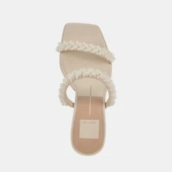 ARIELE HEELS VANILLA PEARLS -Modish Shoe DOLCEVITA HEELS ARIELE VANILLAPEARLS 06