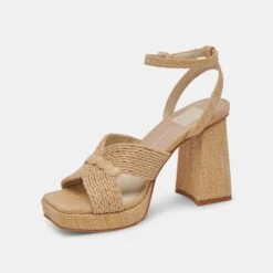 Dolce Vita ARIES HEELS LT NATURAL RAFFIA -Modish Shoe DOLCEVITA HEELS ARIES LTNATURALRAFFIA 08