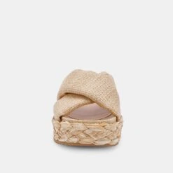 BLUME SANDALS LT NATURAL RAFFIA -Modish Shoe DOLCEVITA HEELS BLUME LTNATURALRAFFIA 04