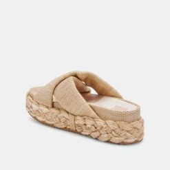 BLUME SANDALS LT NATURAL RAFFIA -Modish Shoe DOLCEVITA HEELS BLUME LTNATURALRAFFIA 09