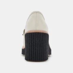 BRENAN WEDGES OFF WHITE LEATHER -Modish Shoe DOLCEVITA HEELS BRENAN OFFWHITELEATHER 05