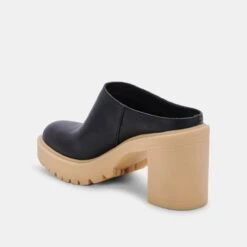 CARRY HEELS BLACK LEATHER -Modish Shoe DOLCEVITA HEELS CARRY BLACKLEATHER 09